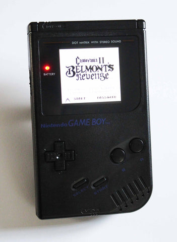 Original Game Boy DMG - New Multi-Colour LCD IPS Black Console