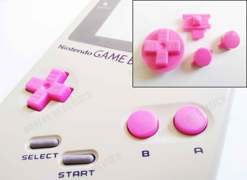 Game Boy Original DMG Replacement Buttons - Pink