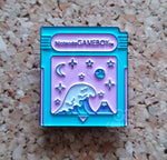 Game Boy Pink and Blue Starry Night Pin Badge