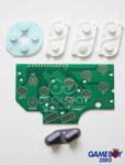Game Boy DMG Zero Pi Button Board PCB & Conductive Buttons
