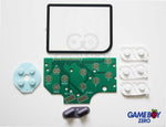Game Boy DMG Zero Pi Button PCB, Glass Lens & Conductive Buttons
