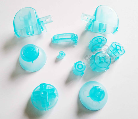 GameCube Replacement Complete Button Set - Clear Light Blue