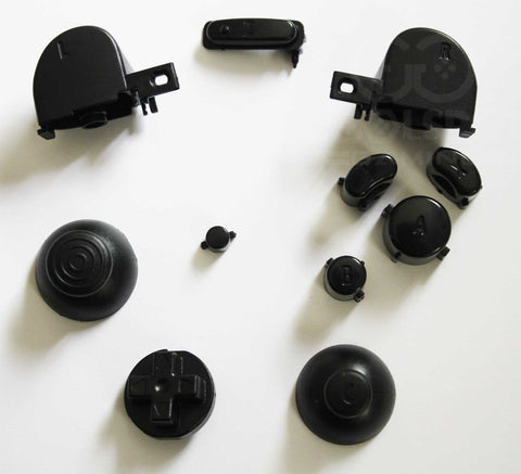 GameCube Replacement Complete Button Set - Black