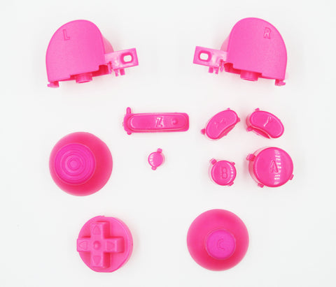 GameCube Replacement Complete Button Set - Pink