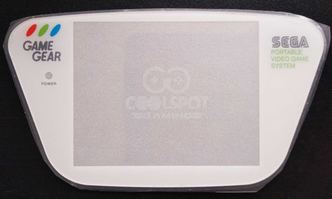 Game Gear Replacement Plastic Lens - White