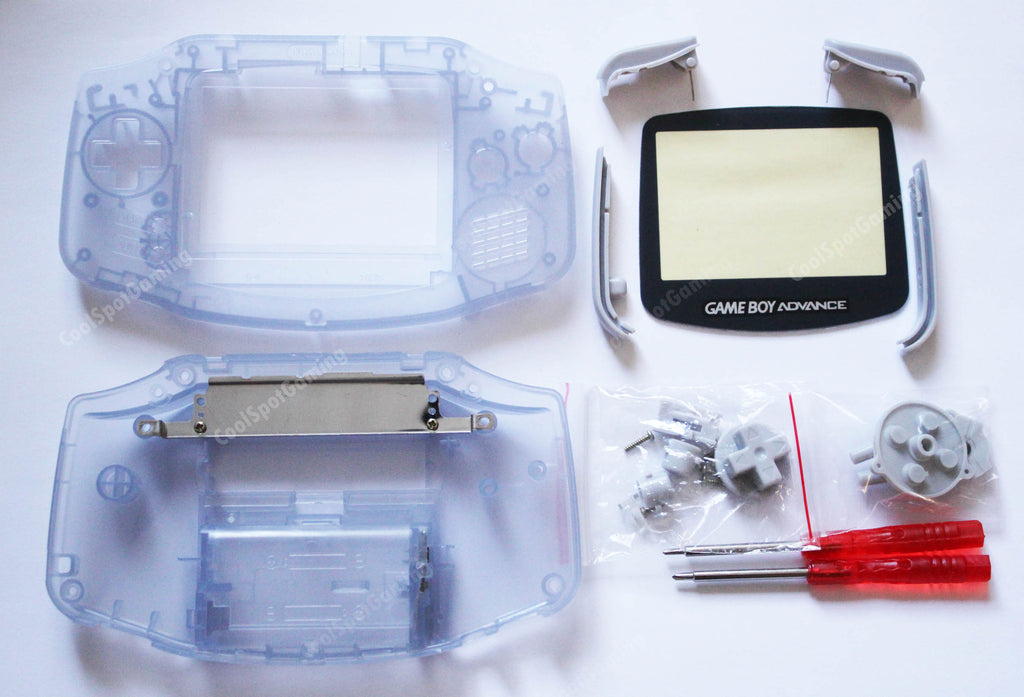 Game Boy Advance (GBA) Complete Replacement Housing Kit Glacier