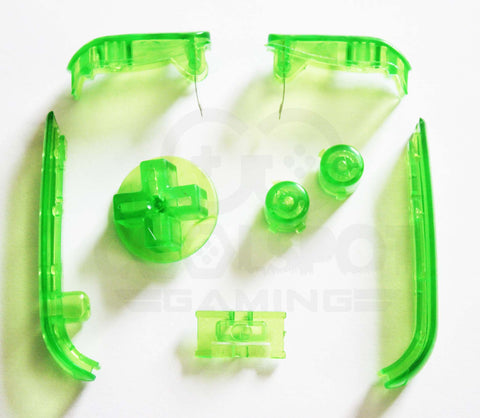 Game Boy Advance (GBA) Replacement Buttons - Clear Green