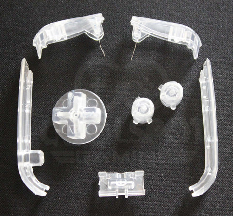 Game Boy Advance (GBA) Replacement Buttons - Clear Transparent