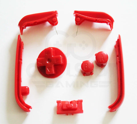 Game Boy Advance (GBA) Replacement Buttons - Red