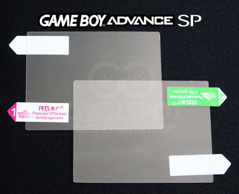 2 x Game Boy Advance SP Screen Protectors