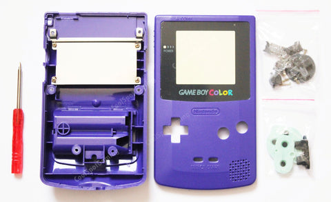 Game Boy Colour Replacement Housing Shell Kit - Purple
