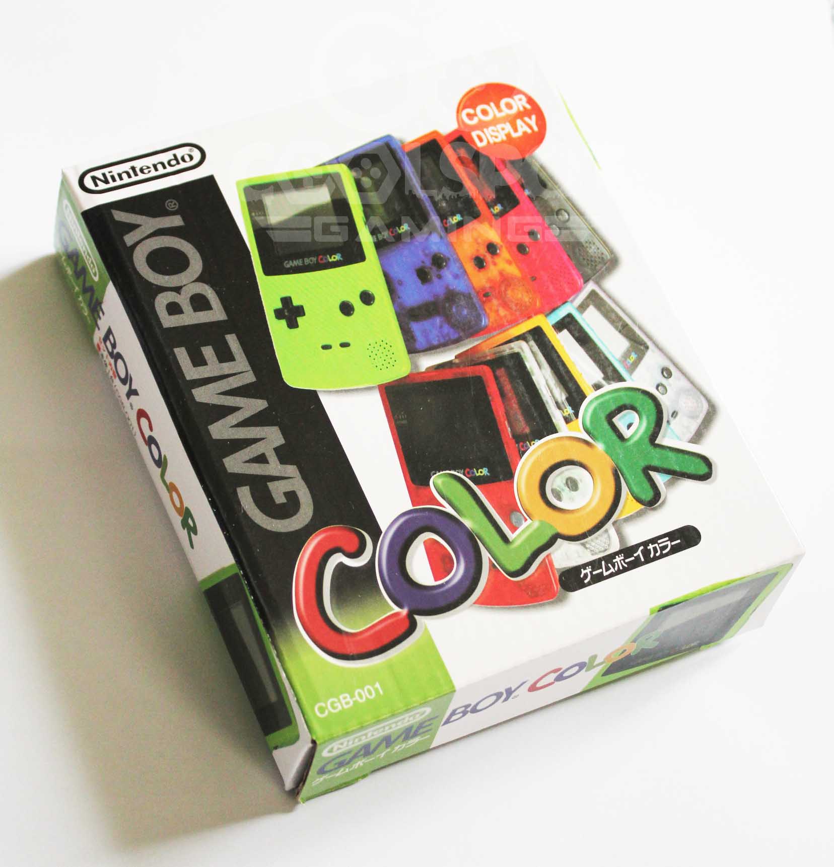 Gameboy color shop display case