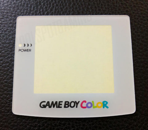 Game Boy Colour Plastic White Screen Lens