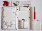 Original DMG Game Boy Console Replacement Housing Shell Kit - Red and White
