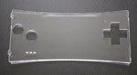 Game Boy Micro Clear Transparent Plastic Faceplate