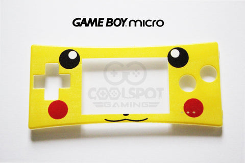 Game Boy Micro Faceplate - Pikachu Design