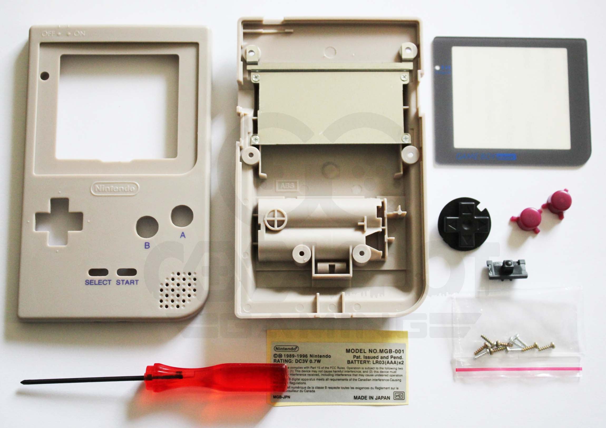 Game Boy Pocket Replacement Housing Shell Kit DMG 01 Edition