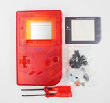 Original DMG Game Boy Replacement Housing Shell Kit - Clear Red