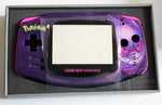 Game Boy Advance (GBA) Complete Housing Shell Kit & Presentation Box *IPS Ready* - Gengar