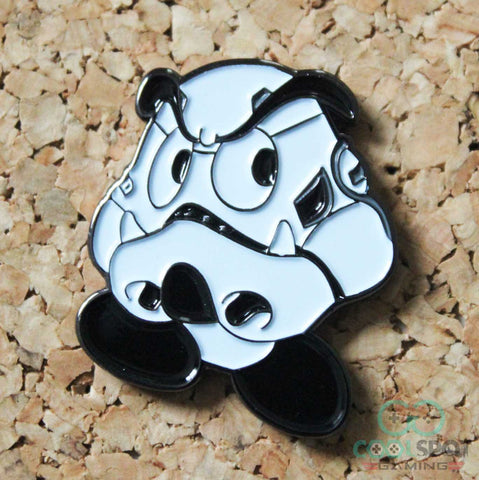 Stormtrooper Goomba Crossover Pin