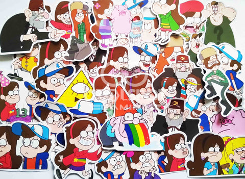 Gravity Falls 39 Piece PVC Sticker Set