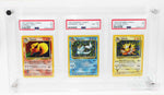 Acrylic UV-Protected Clear Display 3-Card Frame for PSA CGC GG Card Slabs