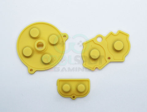 Game Boy Advance (GBA) Replacement Conductive Buttons - Yellow