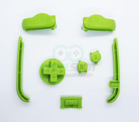 Game Boy Advance (GBA) Replacement Buttons - Green