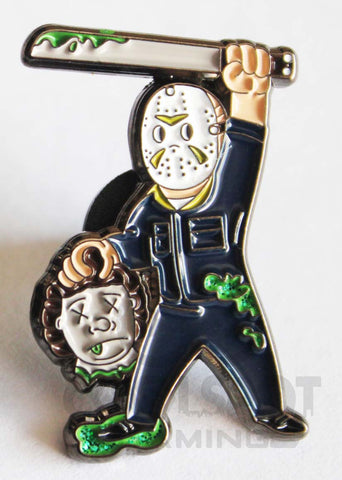 Friday the 13th Vault Boy Crossover Pin Badge