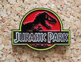 Jurassic Park Logo Pin Badge