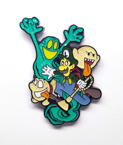 Luigi's Mansion Pin Badge