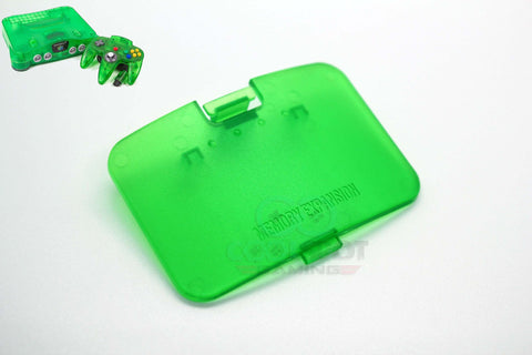 N64 Memory Expansion Jumper Pak Replacement Lid Cover - Jungle Green