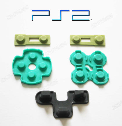 PS2 Control Pad Replacement Rubber Conductive Buttons - Full Kit