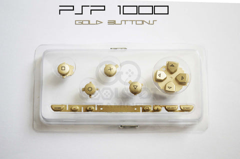 PSP 1000 Replacement Gold Button Set