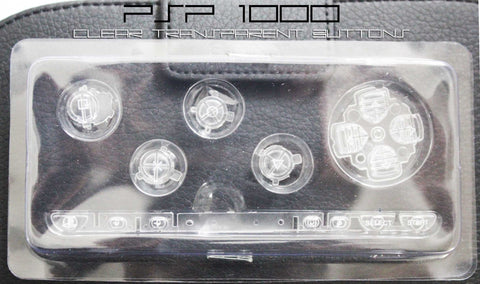 PSP 1000 Replacement Clear Transparent Button Set