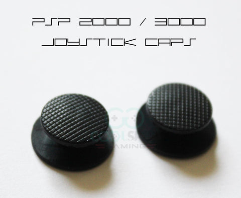 PSP 2000 / 3000 Joystick Caps - Black - (One Pair)