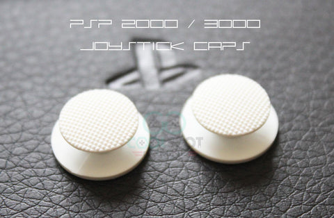 PSP 2000 / 3000 Joystick Caps - White - (One Pair)