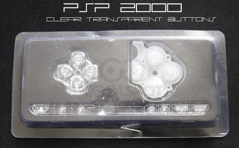 PSP 2000 Replacement Clear Transparent Button Set