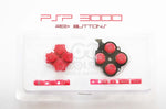 PSP 3000 Button Set - Red