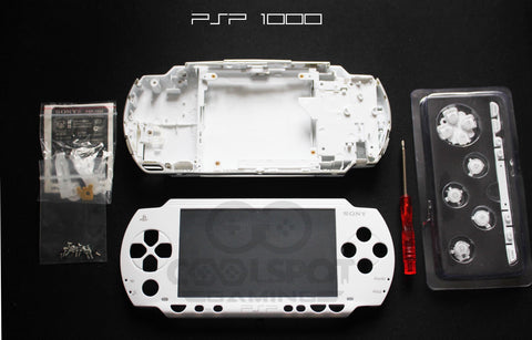 PSP 1000 Series White Full Housing Kit