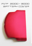 PSP 2000/3000 Slim/Lite Replacement Battery Cover - Metallic Red