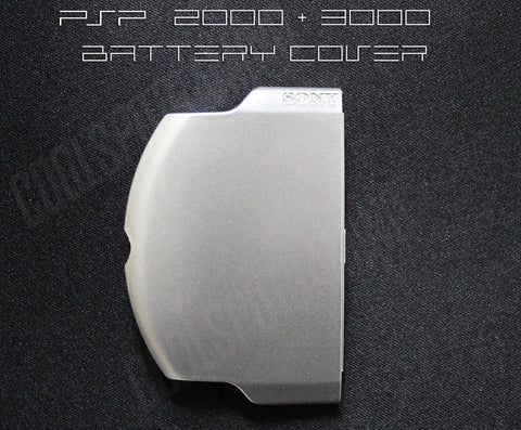 PSP 2000/3000 Slim/Lite Replacement Battery Cover - Silver