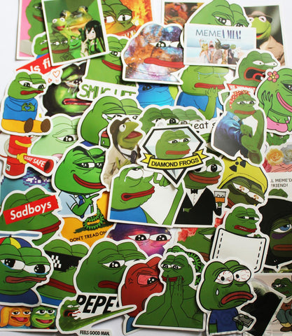Pepe the Frog - 50 Piece Sticker Set