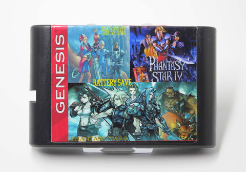 Phantasy Star II, III & IV for Mega Drive (With Battery Save)