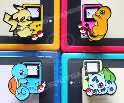 Pokemon Game Boy Starter Character Pin Badge - Choose your character