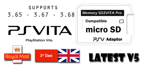 SD2VITA Pro Micro SD Adapter Latest Ver 5.0 For PS Vita
