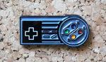 NES & SNES Control Pad Hybrid Metal Pin Badge