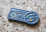 NES & SNES Control Pad Hybrid Metal Pin Badge