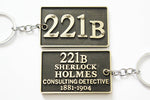 Sherlock Holmes - 221B Baker Street - Double Sided Keychain
