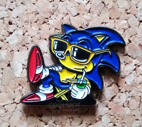 Sonic the Hedgehog Cool Shades Pin